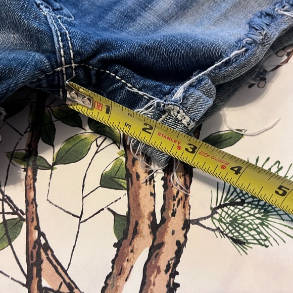 Miss Me Blue Jean Shorts with Southwestern Embellishments - Picture 5 of 5